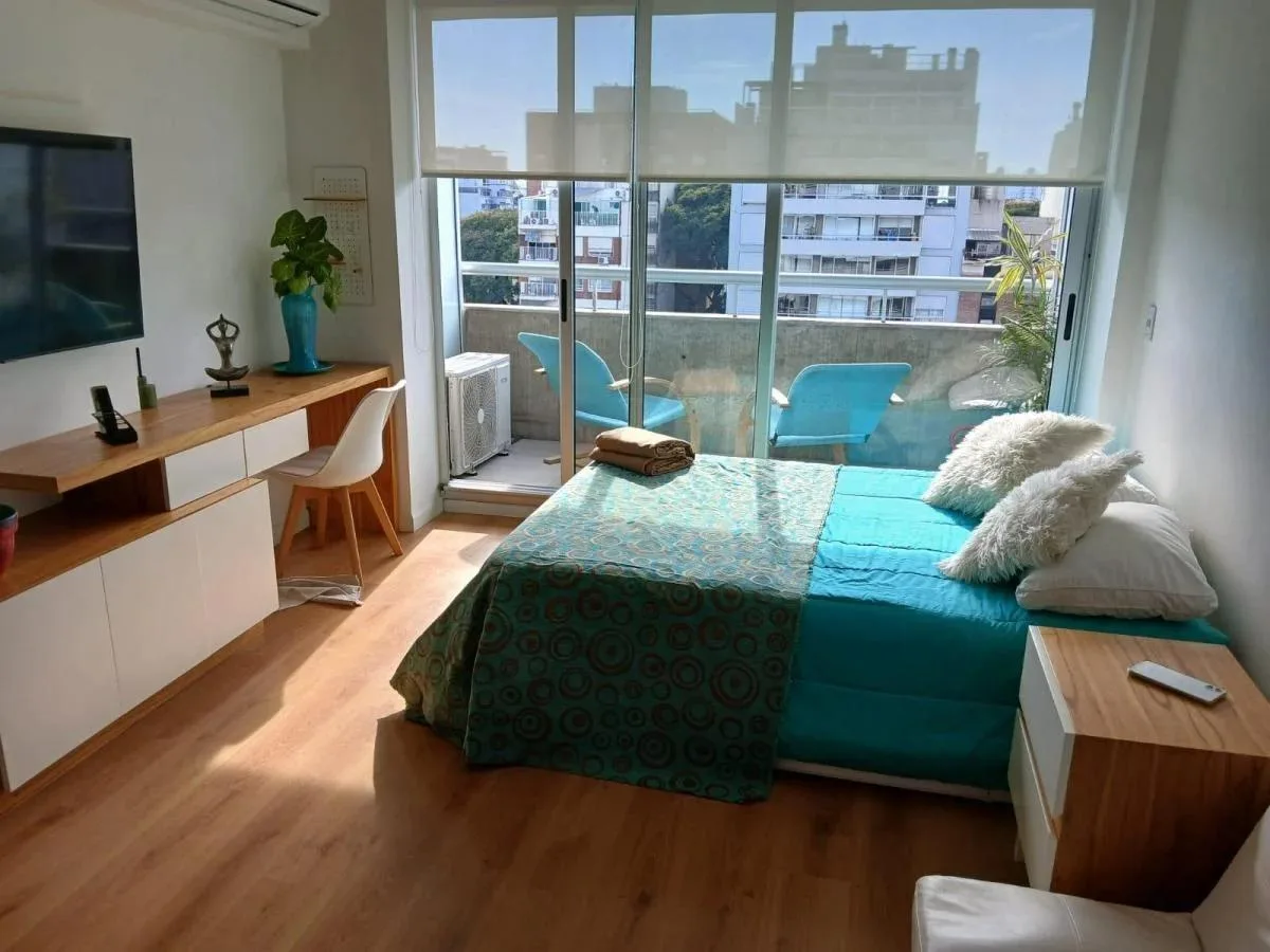 Furnished studio with balcony