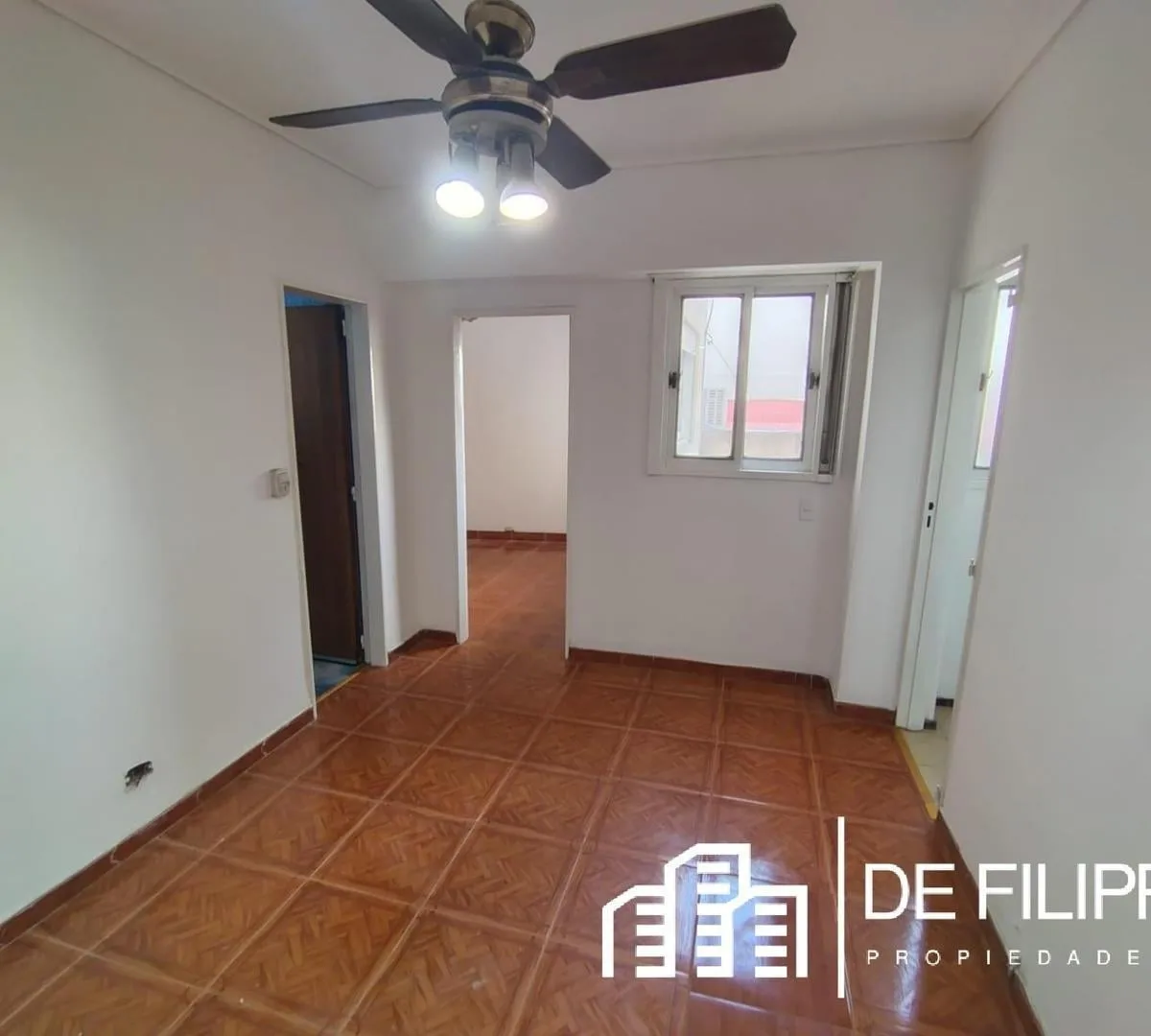 2-room apartment, rear-facing