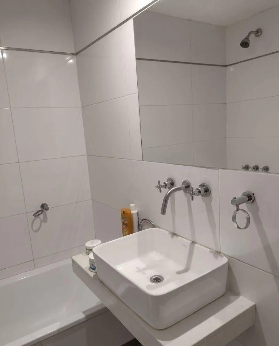 Studio with balcony and amenities
