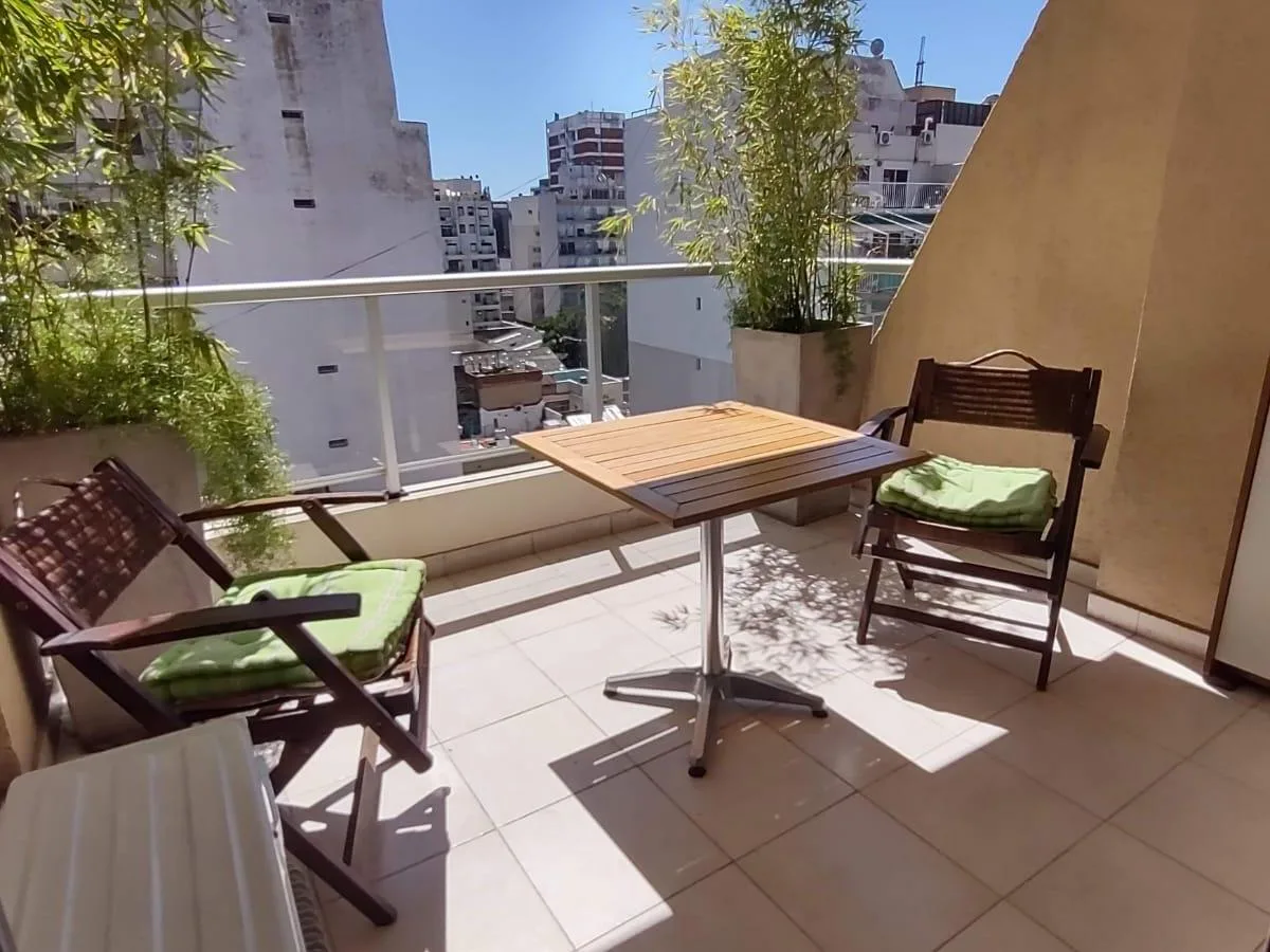 Monoambiente Amoblado en Alquiler, Balcón Terraza, Zona Universidad