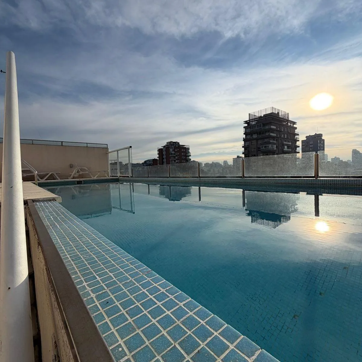 2-room apartment with balcony and pool