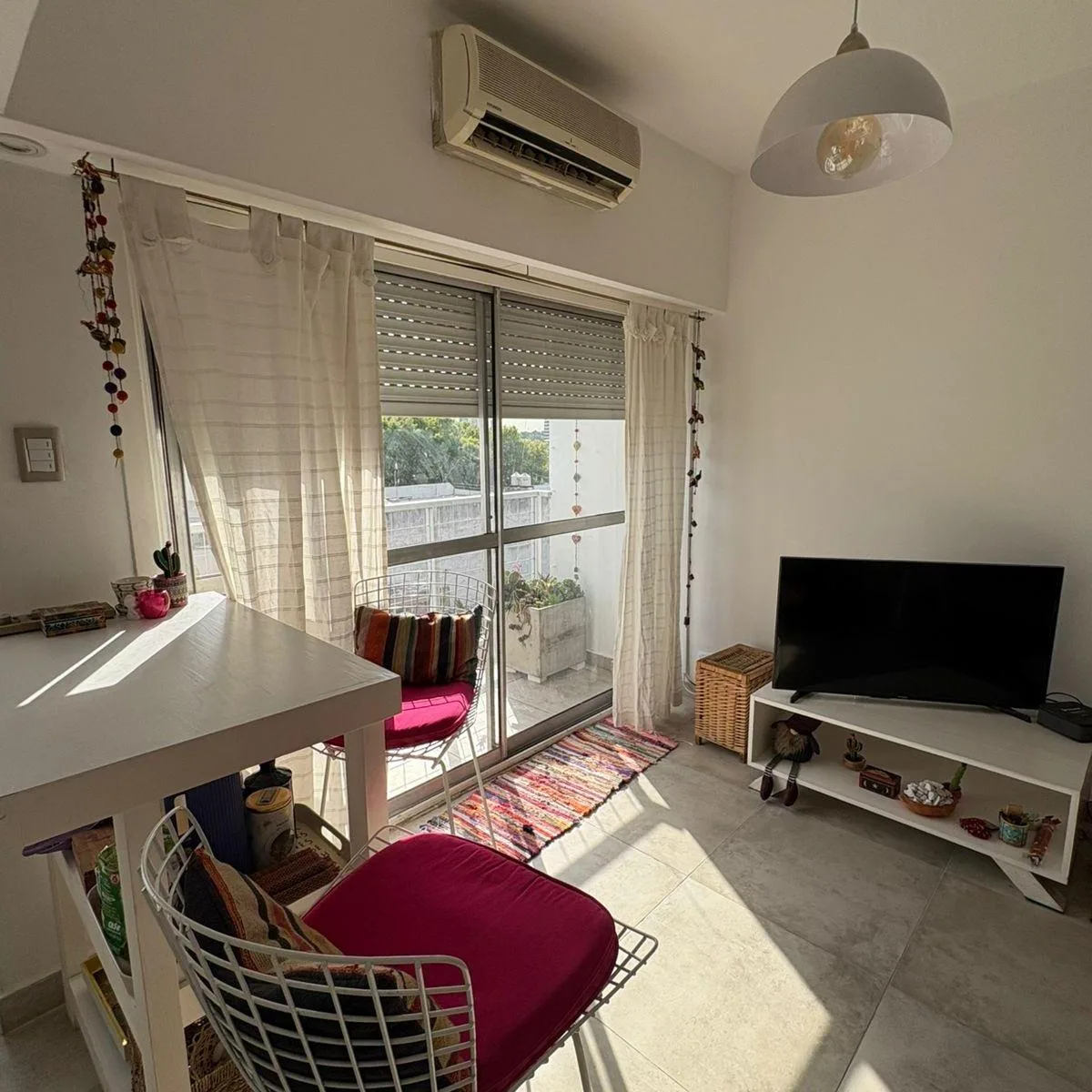 2 quartos, varanda norte, mobiliado