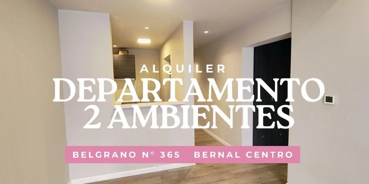 Alquiler Dpto 2 Amb con Balcón - Bernal Centro