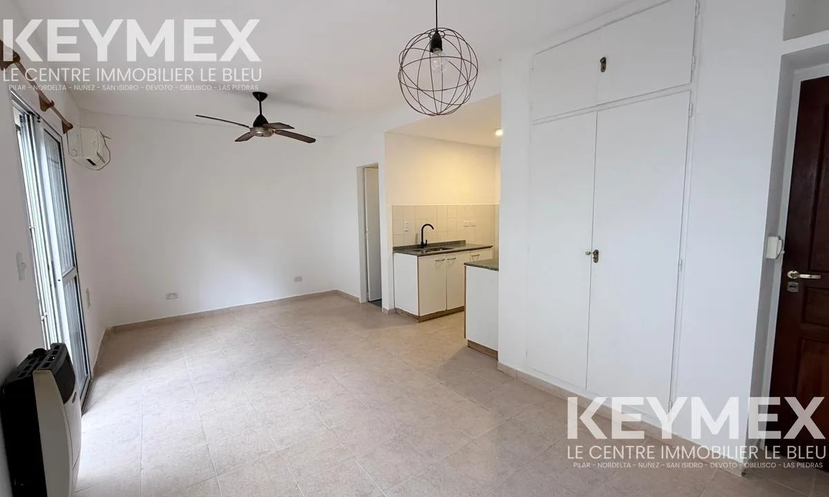 Alquiler Monoambiente, San Fernando, Muy Amplio con Patio y Cocina Separada