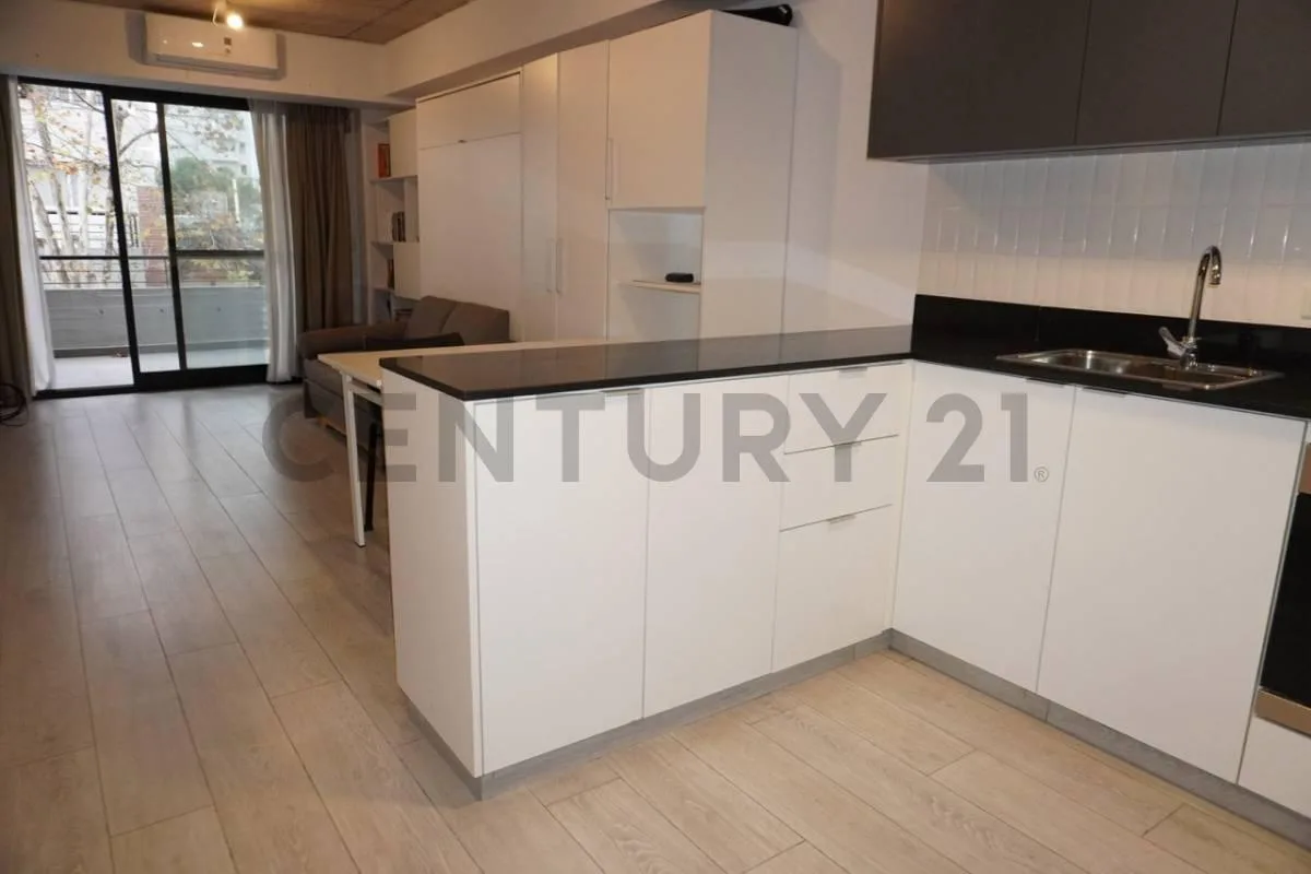 Furnished studio with balcony