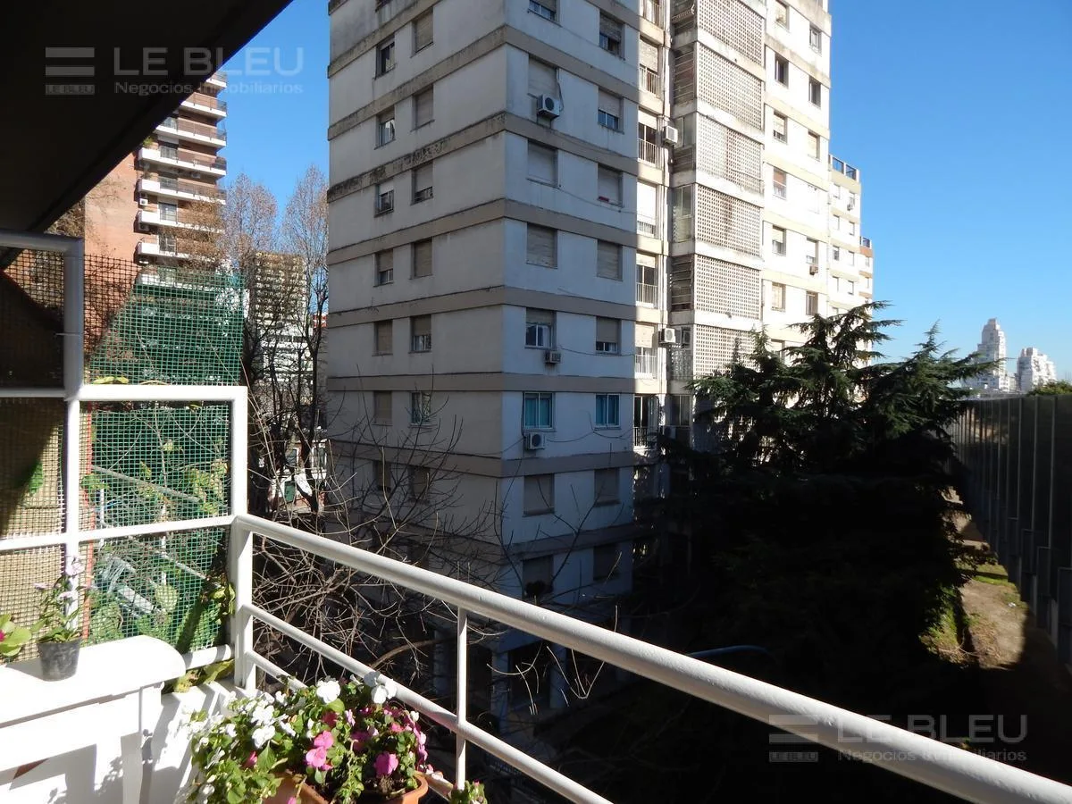 Monoambiente en Alquiler con Muebles en Belgrano - Balcon a La Calle