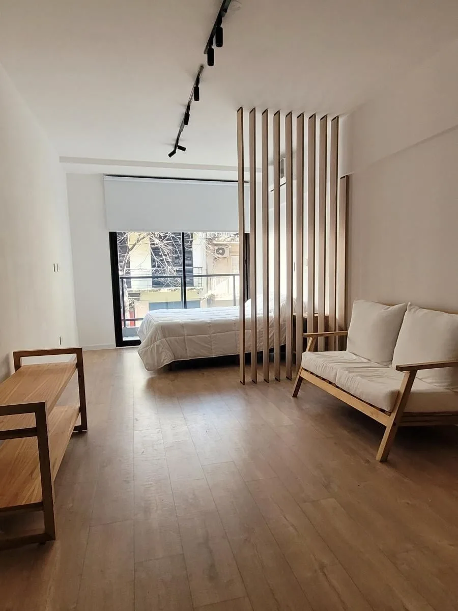 Divisible studio with balcony
