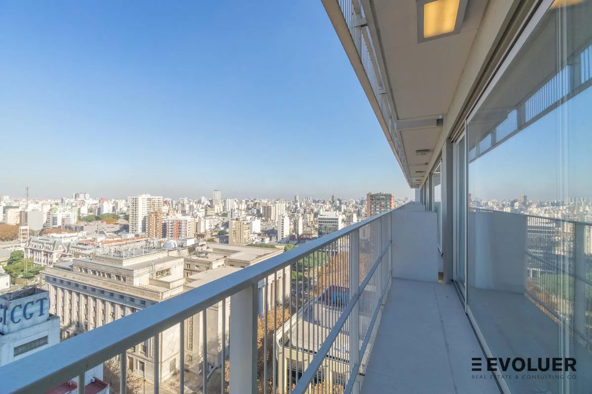 Alquiler Monoambiente con Cochera y Vista Abierta. Amenities. Puerto Madero