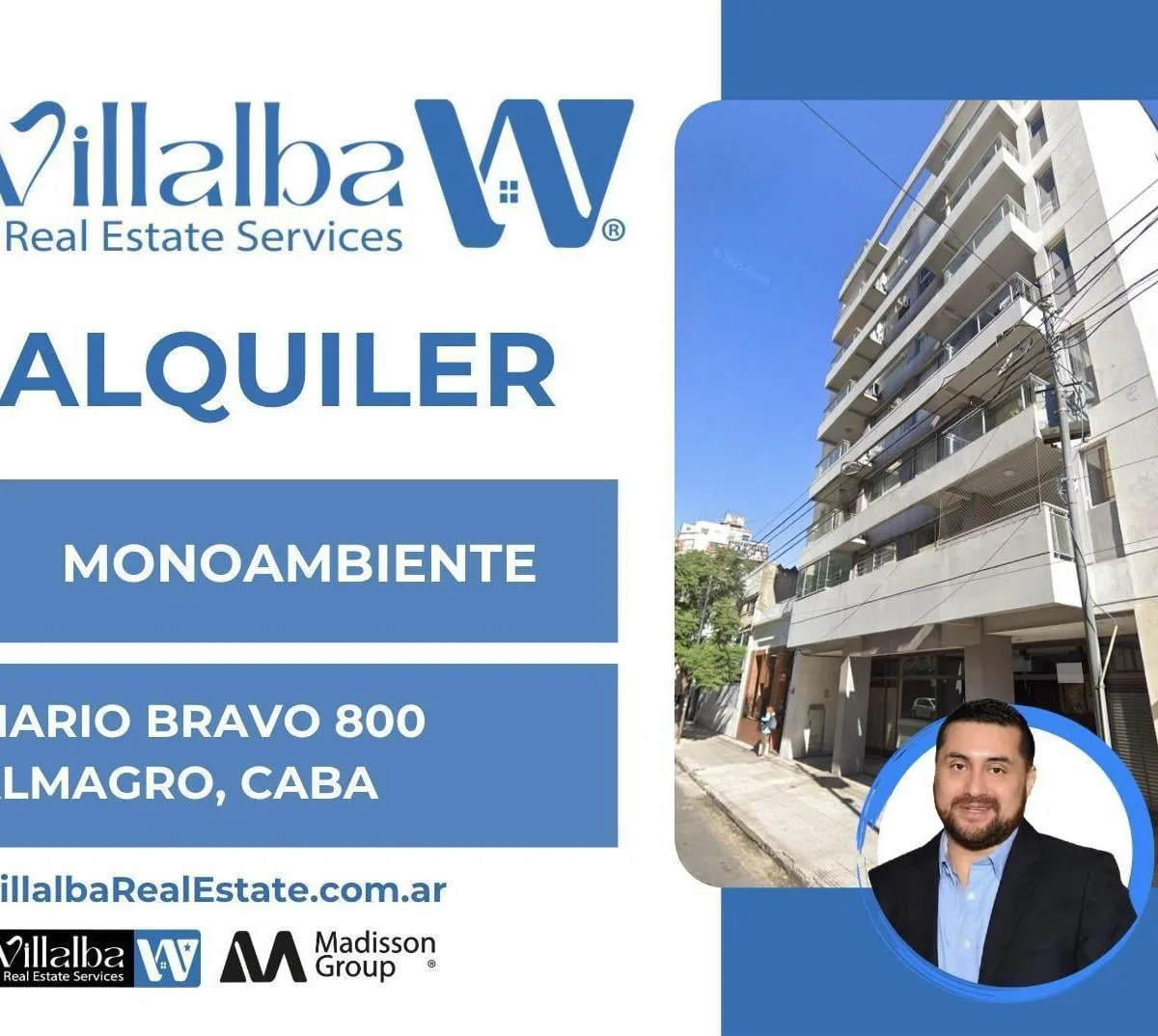 Luminoso Monoambiente en Alquiler! – Abasto