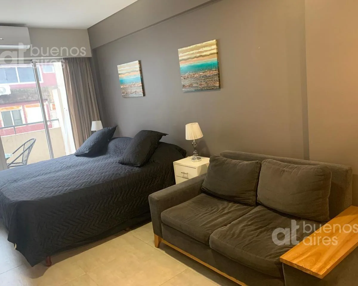 Furnished studio with balcony