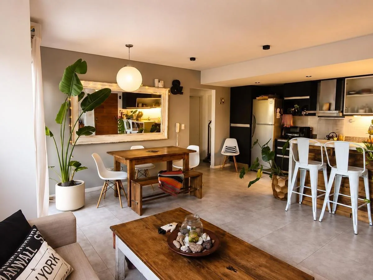 Departamento en Alquiler Amueblado - Temporario 2 Ambientes con Cochera Parrilla