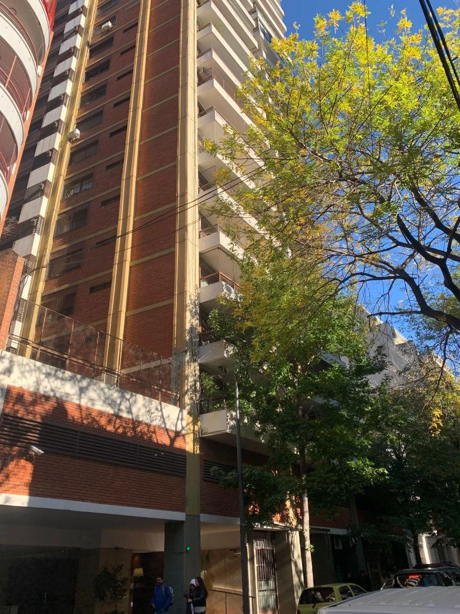 55 m² rear-facing, balcony