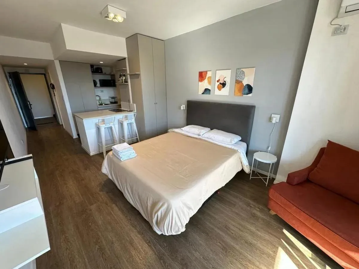 Furnished studio with balcony