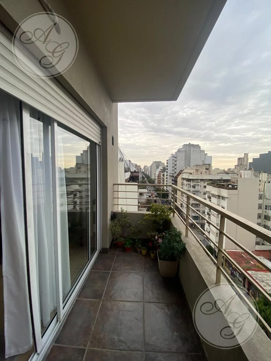 Semipiso de 2 Ambientes Amoblado y Equipado – Piso Alto Al Frente con Vista Abierta – Todo Luz