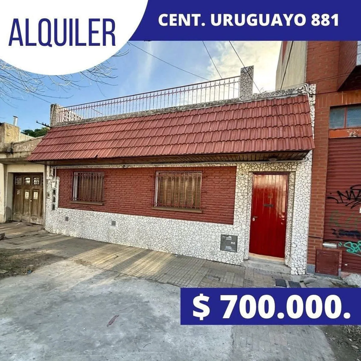Dpto Tipo Casa Al Frente de 2/3 Ambientes con Terraza