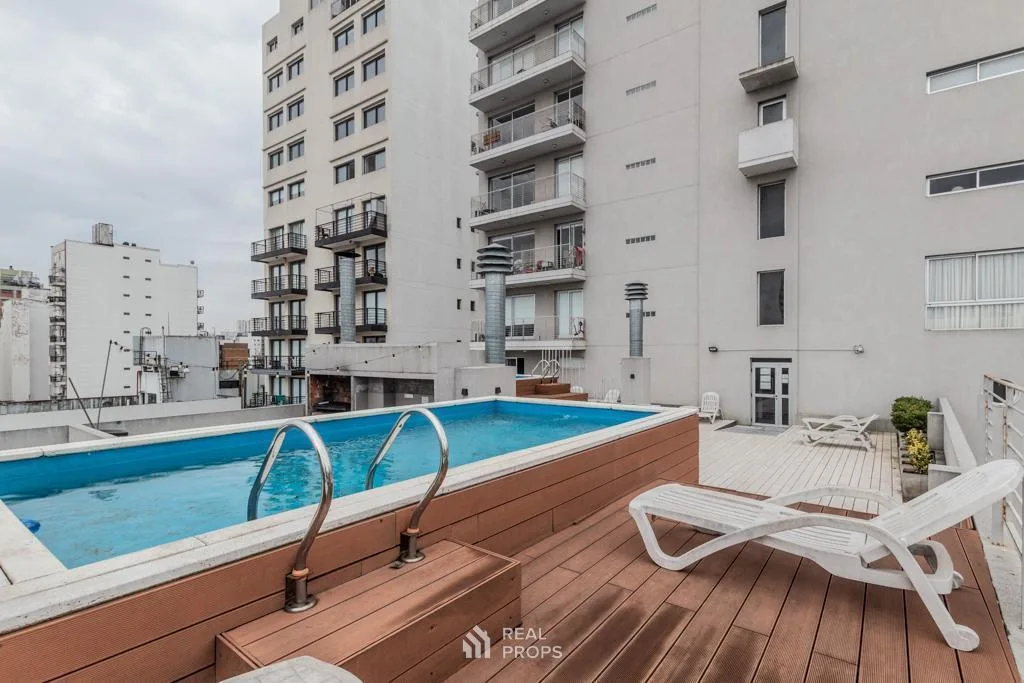 Departamento en Alquiler en Monserrat. Monoambiente Muy Luminoso con Amenities