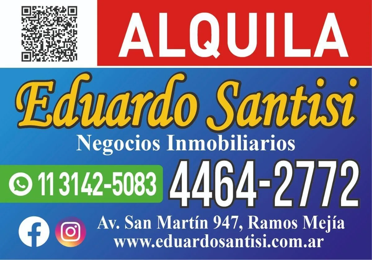 Deparatamento 3 Amb. C/terraza Centrico Av San Martin 85 - Ramos Mejia