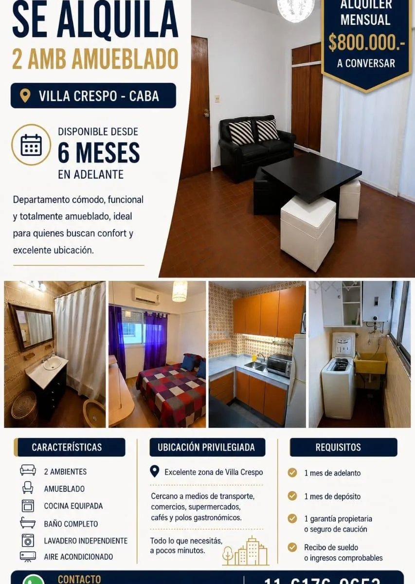 Departamento Amueblado