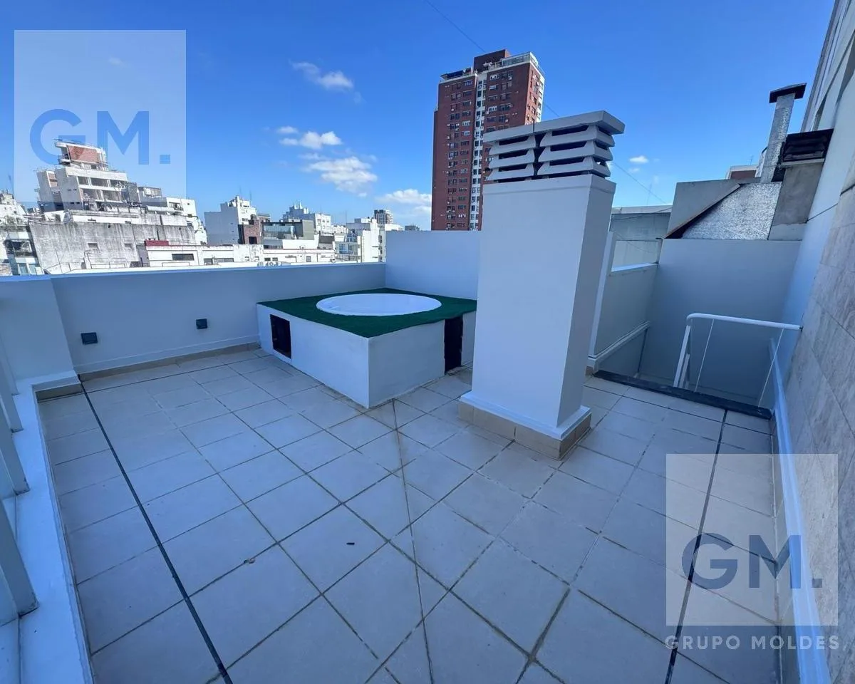 Venta Dos Ambientes en Belgrano con Terraza y Jacuzzi Propio Edificio Full