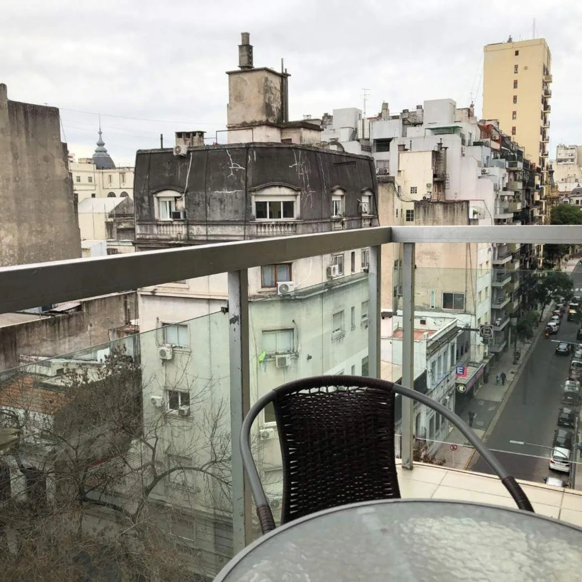 Furnished studio with balcony