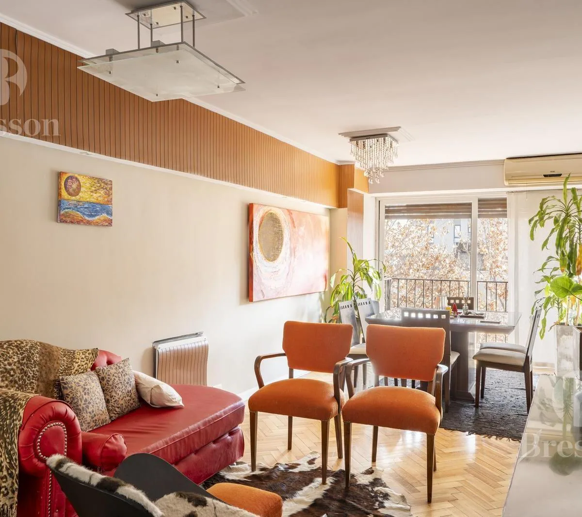 Long balcony, 96 m² furnished