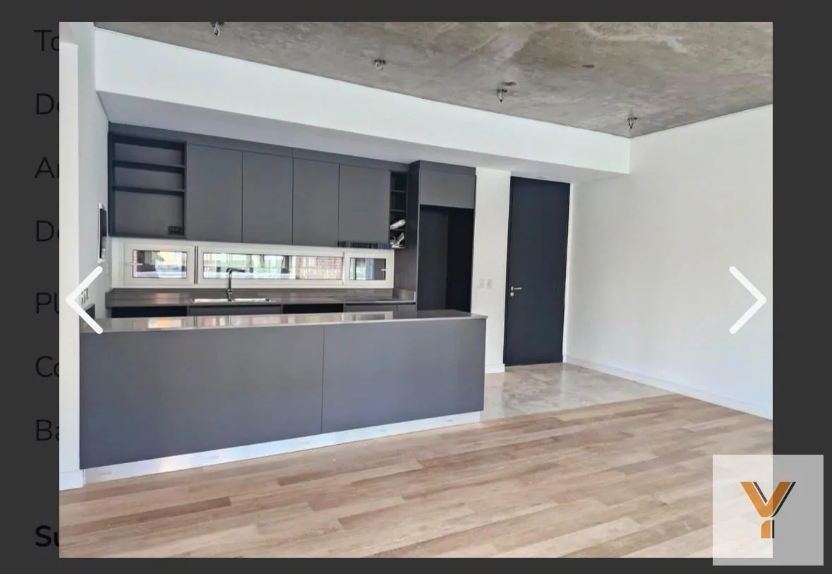 Departamento en Alquiler - 2 Dorm. 1 Baño - 146 m - San Isidro
