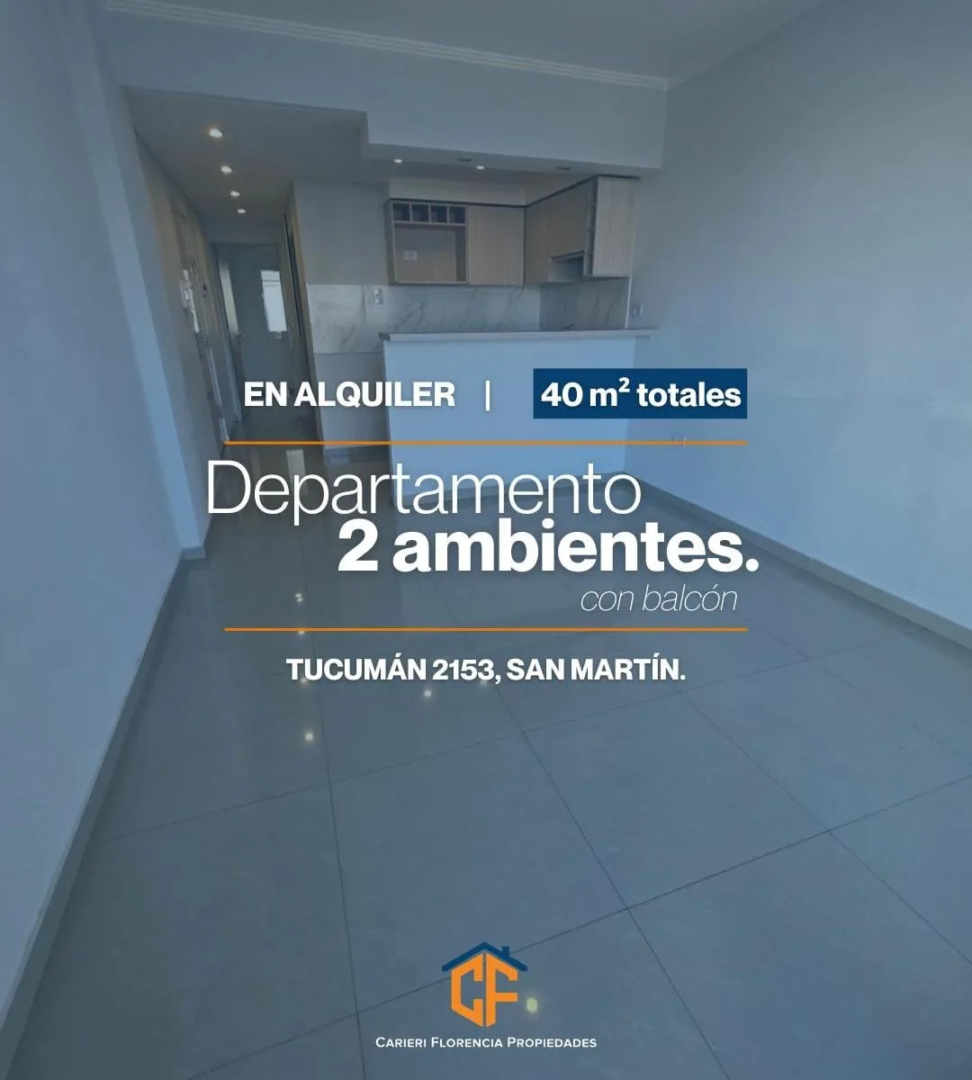 Departamento 2 Ambientes en Alquiler en San Martín Centro
