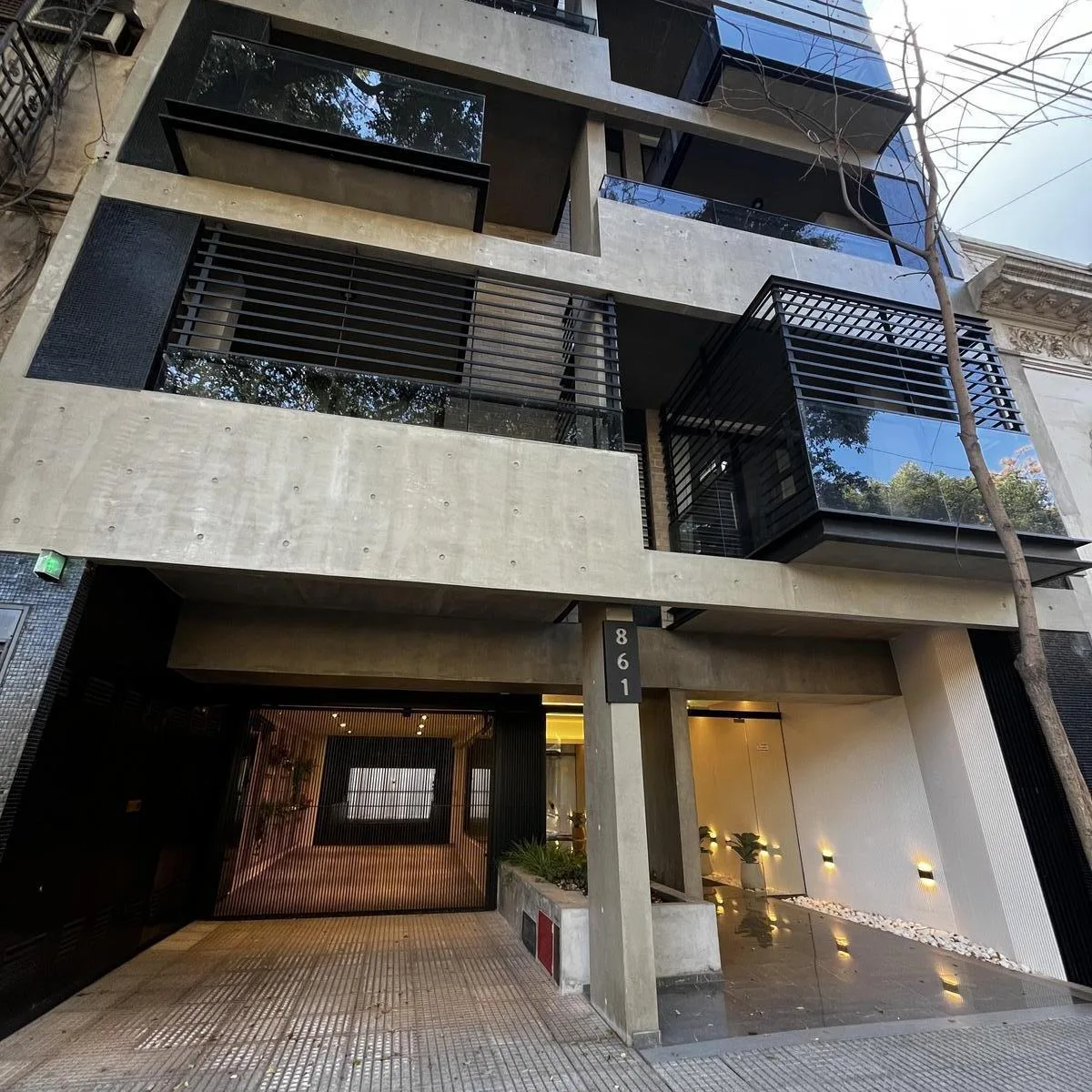 Balcony terrace and amenities
