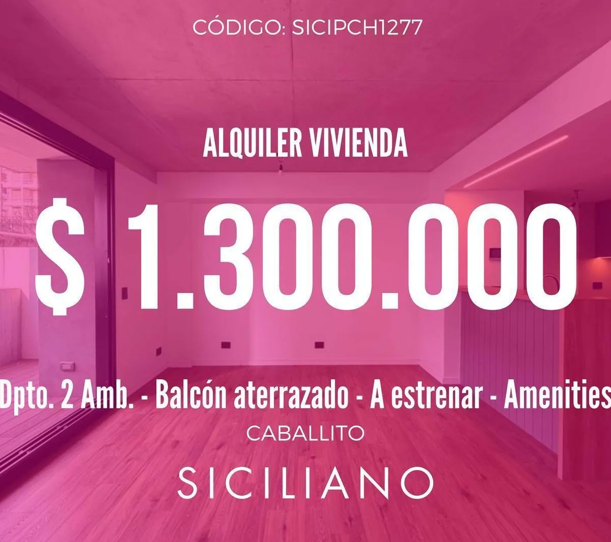 Departamento en Caballito