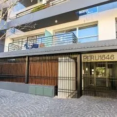 Studio with balcony and pool