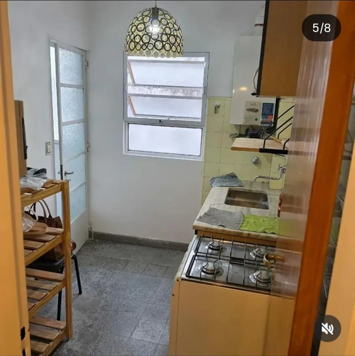Flores, 2-room apartment with balcony