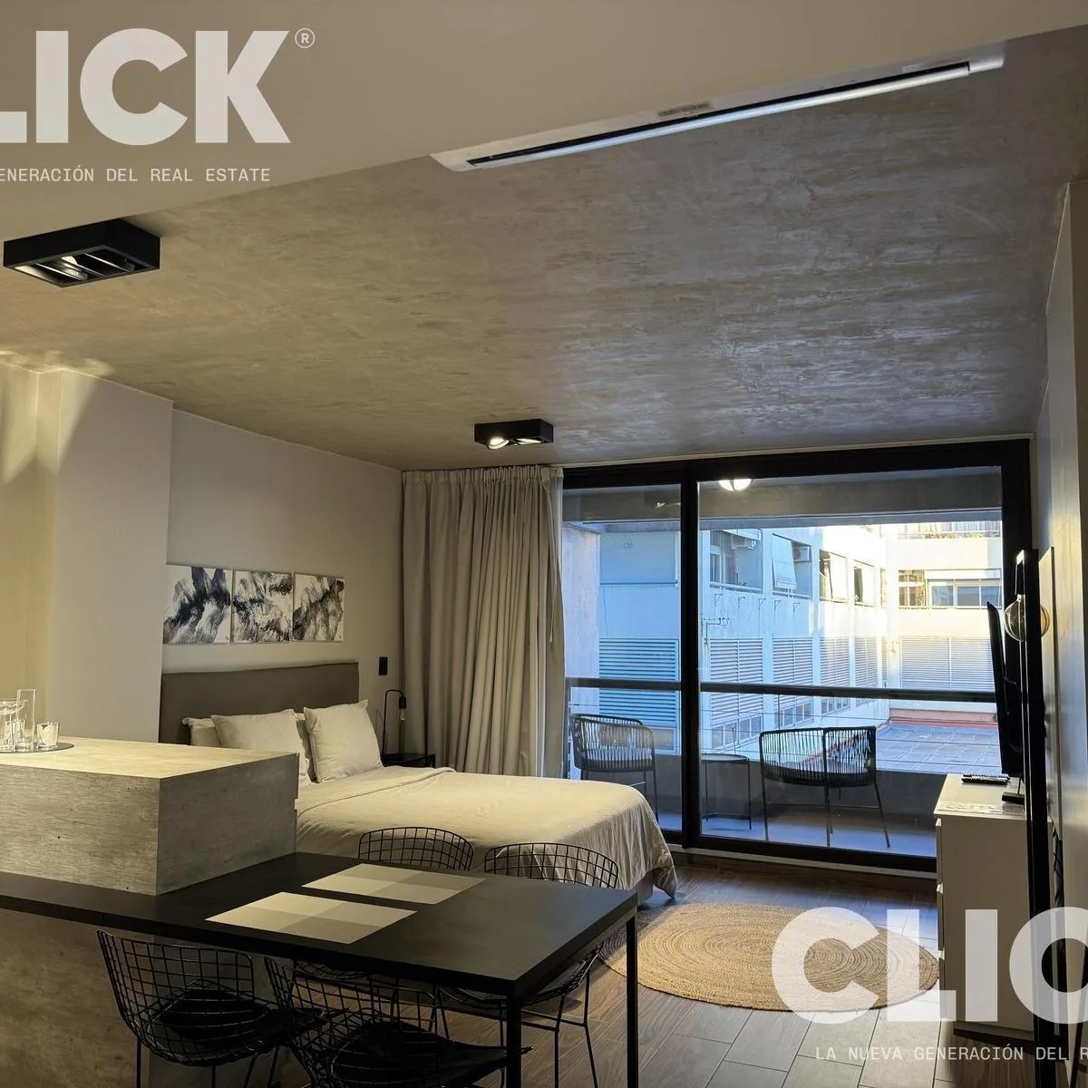Студия с балконом и amenities