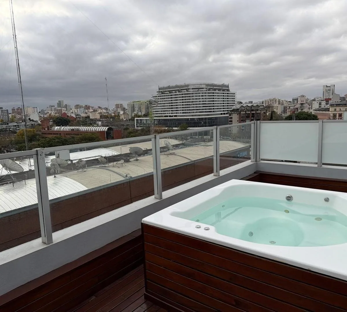 Furnished studio with balcony