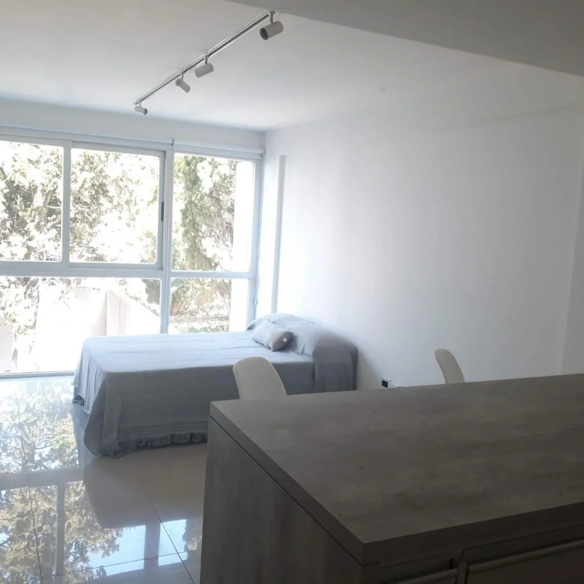 Monoambiente Amoblado en Alquiler - 7 E/32 y 33