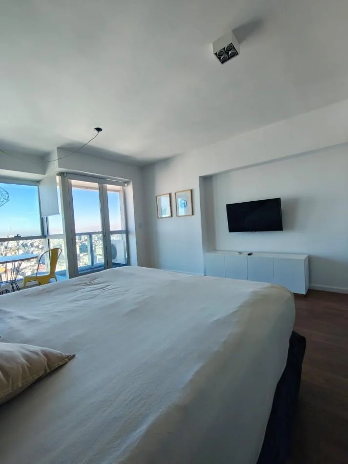Monoambiente en Alquiler Amoblado con Balcon Vista Panoramica Amenities y Excelente Ubicacion