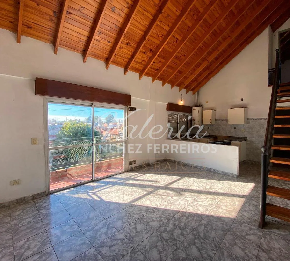 Apartment with patio and balcony