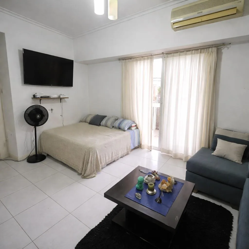 Studio with balcony and grill