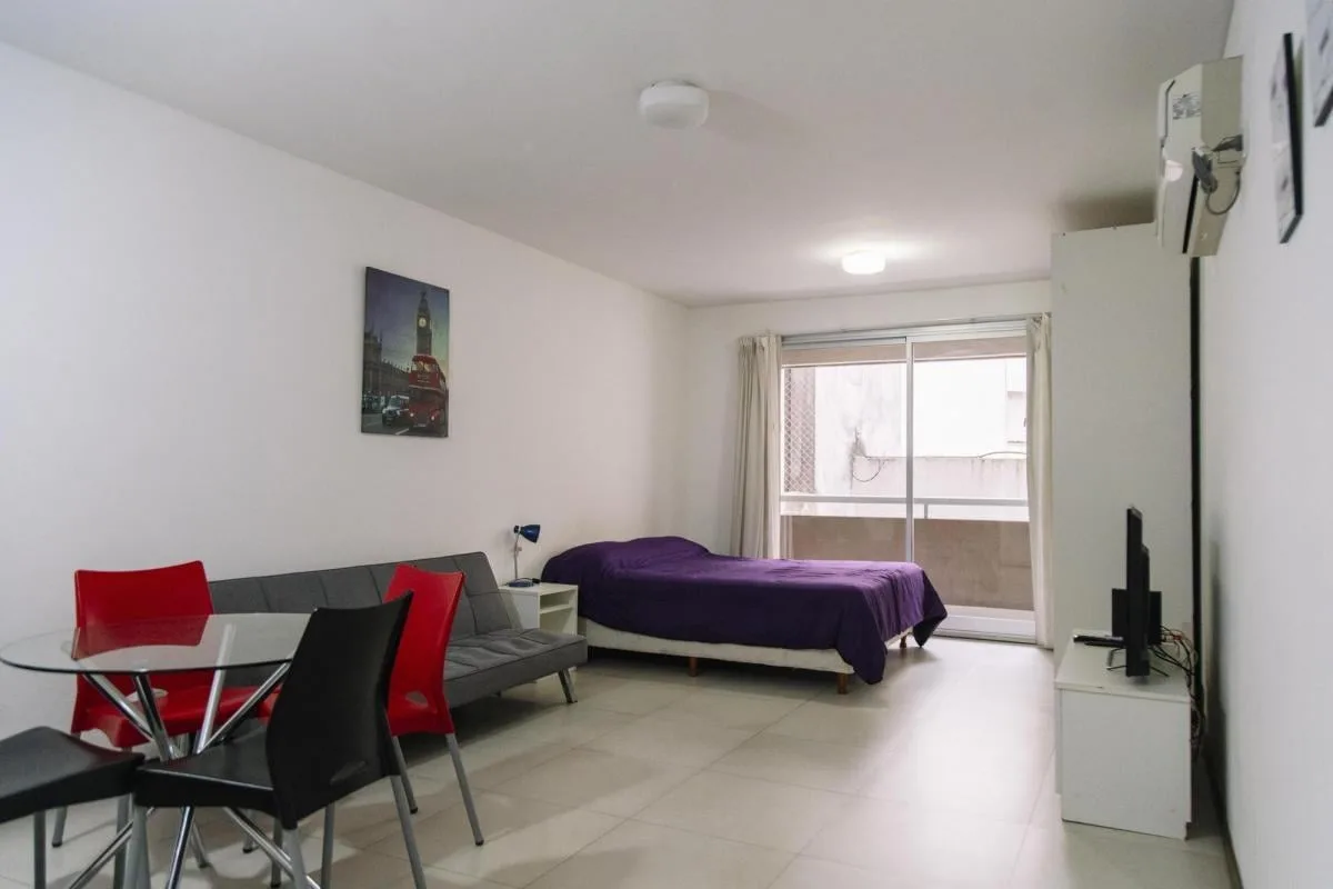 Furnished studio with balcony