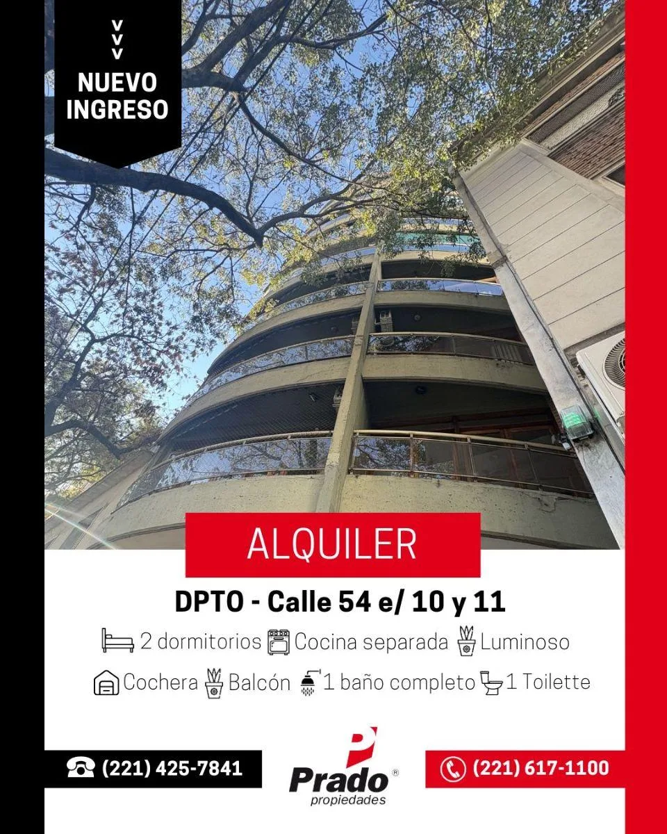 2 dormitorios, balcón y cochera