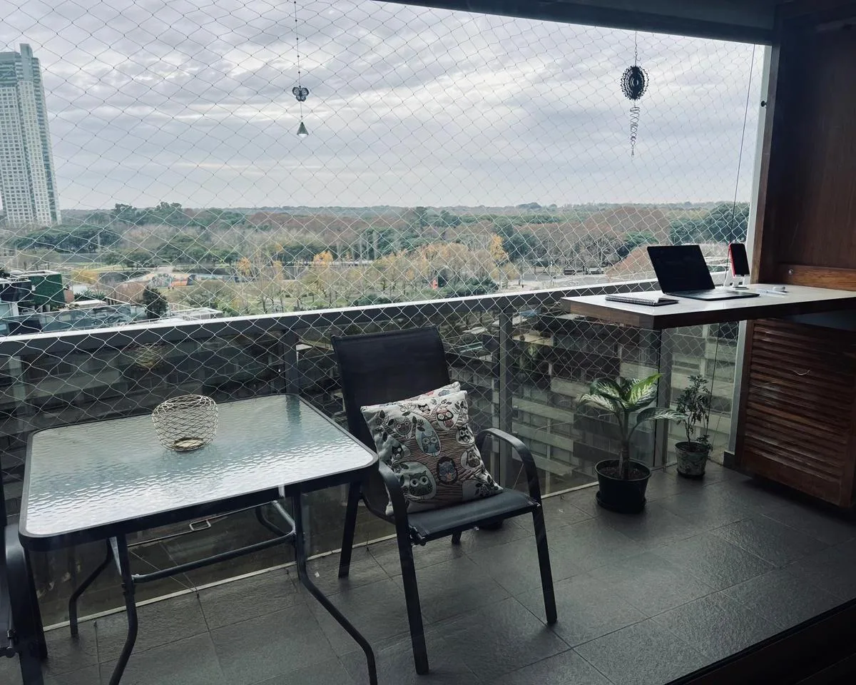Furnished 2-room apartment with balcony
