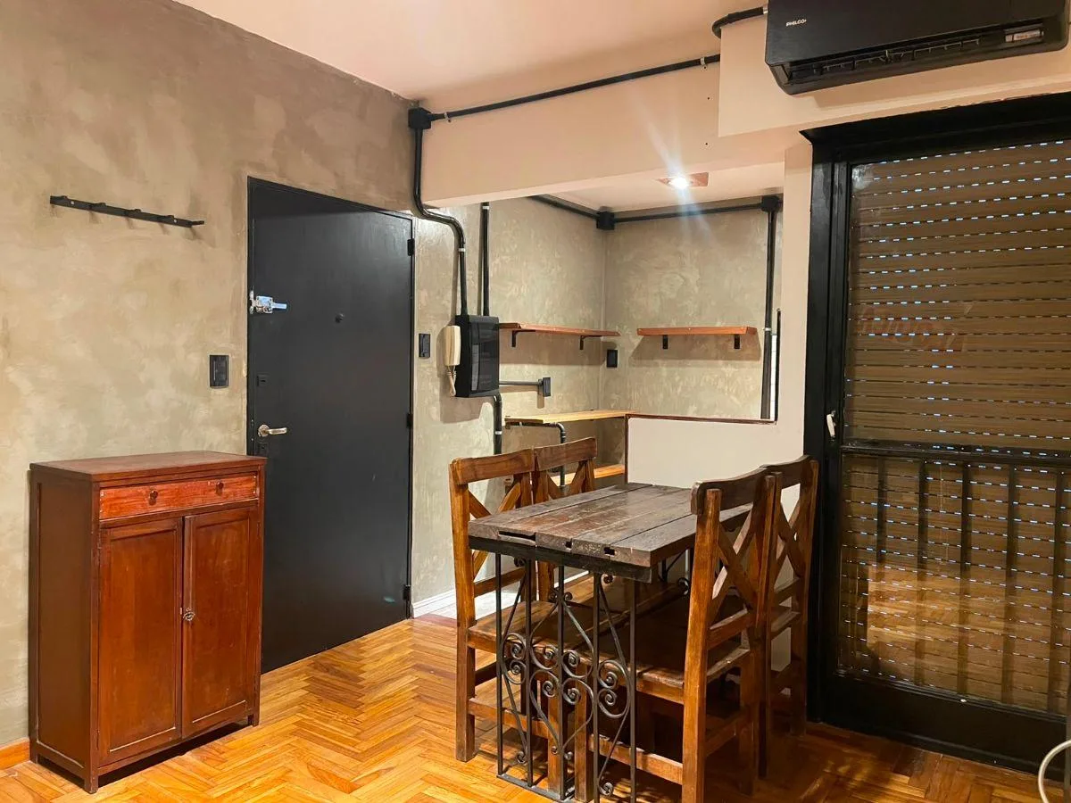 2 ambientes amoblado, A/C