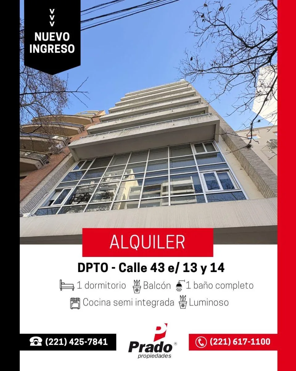 Dpto un Dorm Muy Luminoso con Balón