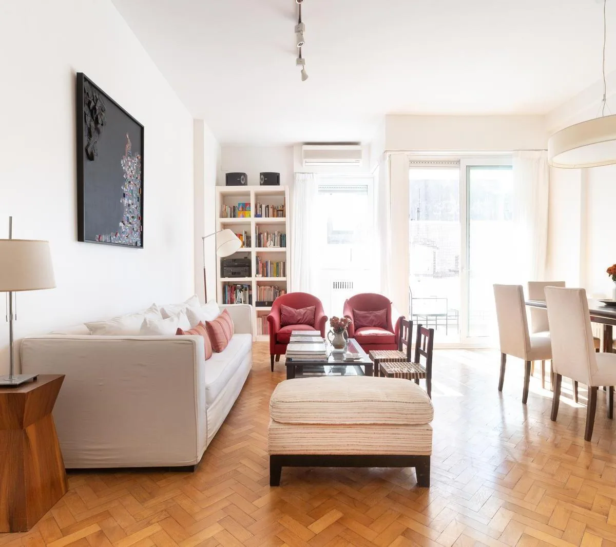 Recoleta 180 m², balcón y terraza