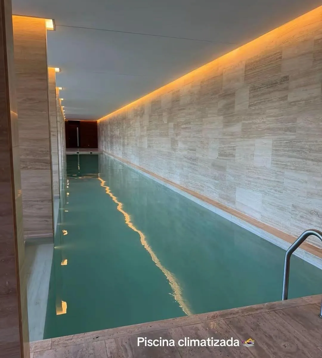 Studio with balcony and amenities