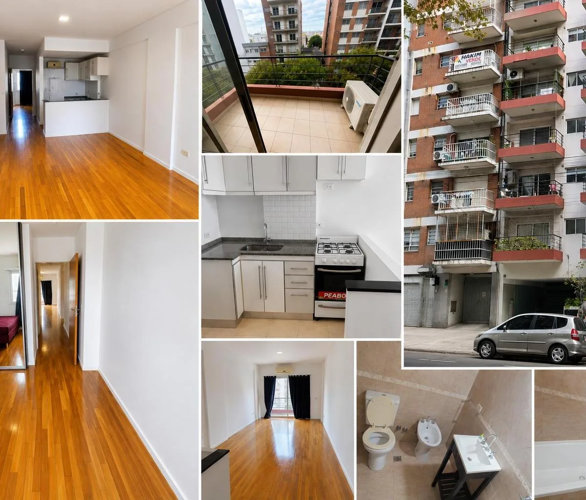 2-room apartment with front balcony