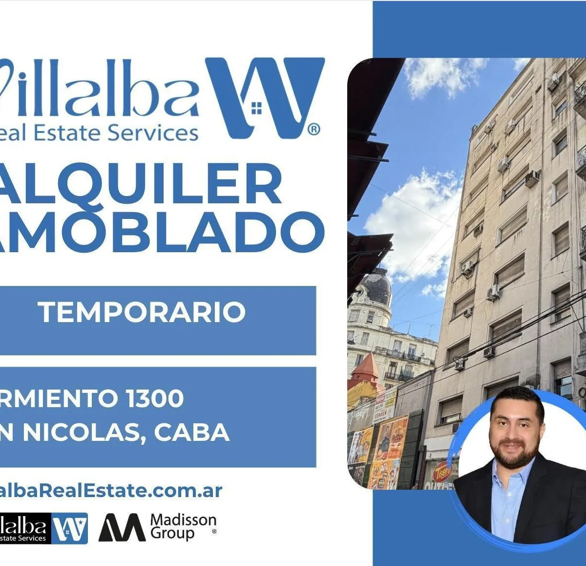 Listing: 1 bedroom, San Nicolás
