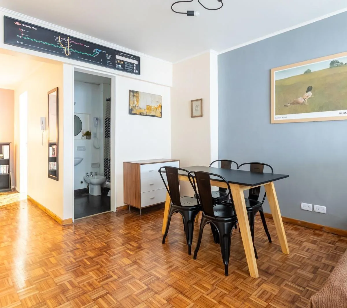 Furnished studio on Maipú