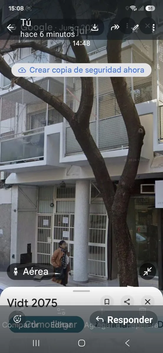 Estúdio em Palermo com varanda