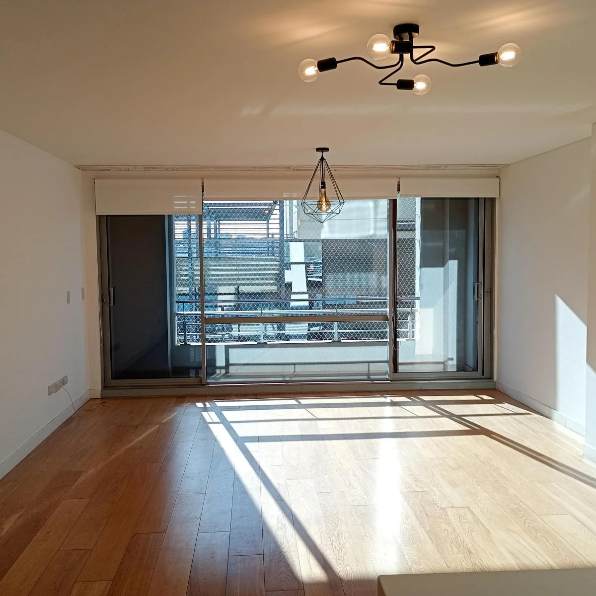 Balcony, pool and gym