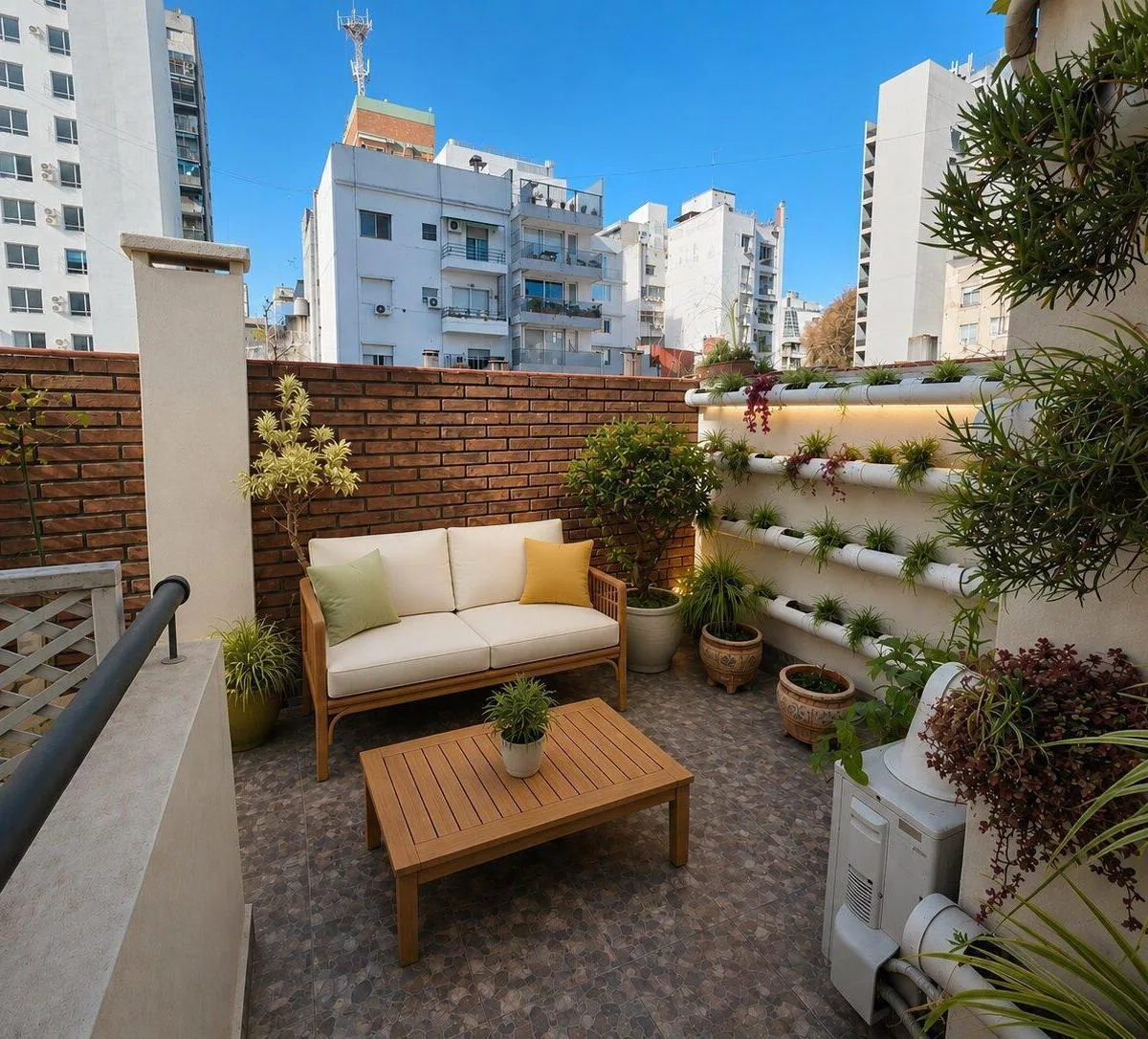 3er piso con patio